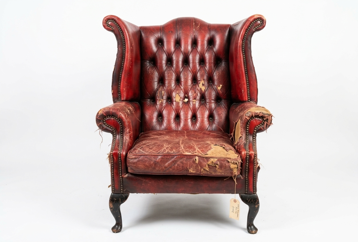 Sillón antes de tapizar
